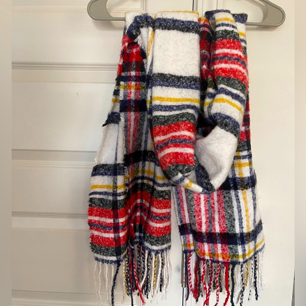 Plaid Blanket Scarf